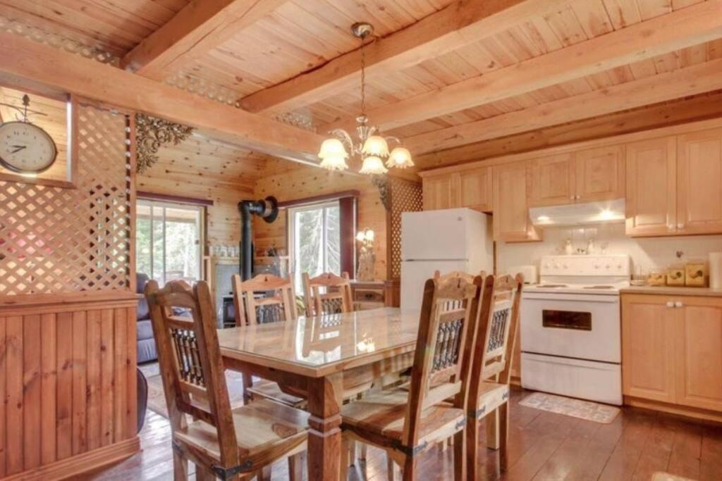Chalet Riviere - Bord De Riviere - Romantique Saint-Alexis-des-Monts Esterno foto