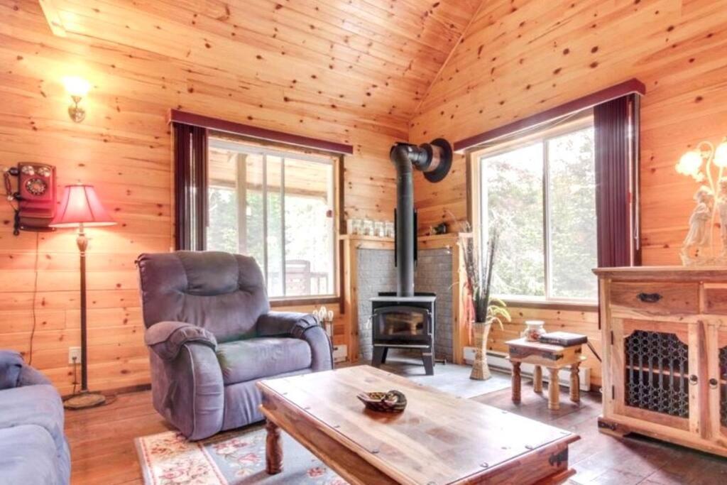 Chalet Riviere - Bord De Riviere - Romantique Saint-Alexis-des-Monts Esterno foto